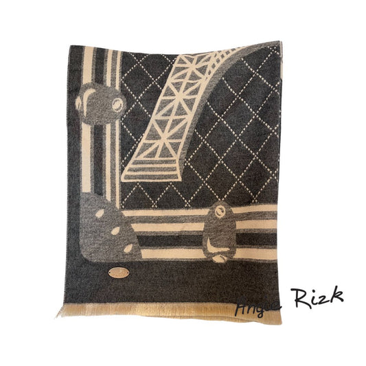 Eloise – Eiffel Tower Design Scarf
