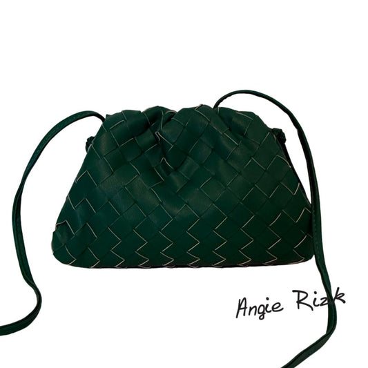 Solene – Woven Clutch Bag with Strap
