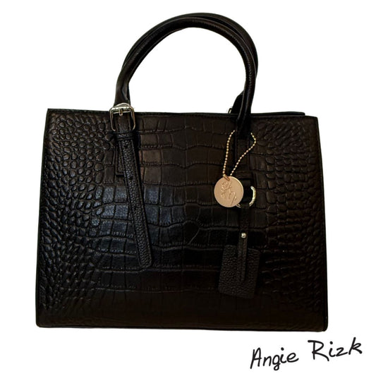 Lumiére - Black Leather Handbag