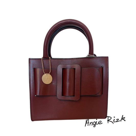 Isadora – Square Leather Handbag