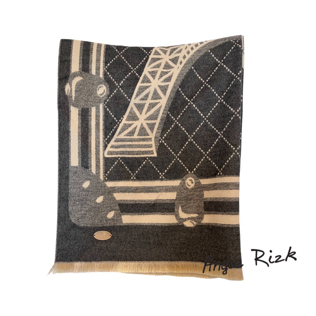 Eloise – Eiffel Tower Design Scarf